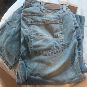 Men's Light Blue Bootcut Jeans - Classic Denim Style